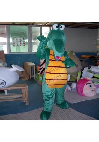 New Hot Sale Crocodile Alligator Plush Mascot Costume Cartoon Character Costumes Mascot Fancy party Dress Halloween Party Suit