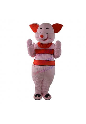 Pink Pig Mascot Costume  Fancy Party Dress Adult Size Birthday party outfit
