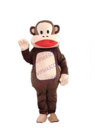 EVA Material Helmet Naughty monkey Mascot Costume Cartoon Apparel Halloween Birthday Cosplay