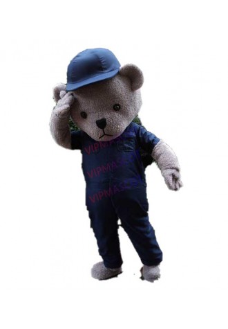 Fur Teddy Bear Mascot Costume Teddy Costume Adult Fancy Dress Clothing mascotte lol Suit Funny Animal Bear Costume