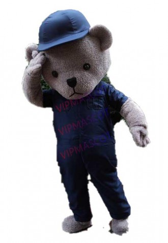Fur Teddy Bear Mascot Costume Teddy Costume Adult Fancy Dress Clothing mascotte lol Suit Funny Animal Bear Costume