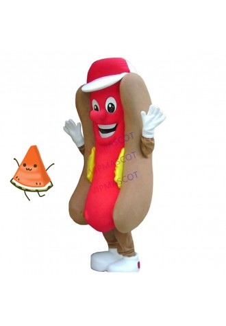 Free Shipping Anime Cartoon Hot Dog Mascot Costume Fast Food Advertising Restaurant Adult Size For Adult Suit