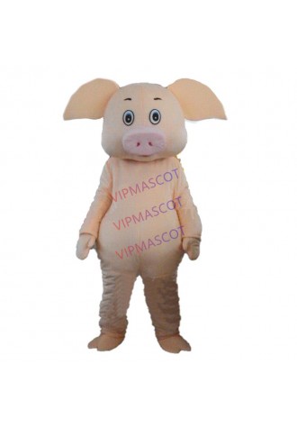 High quality Ultra soft velvet fabric pig Mascot Costumes Unisex cartoon Apparel Cosplay EVA Helmet