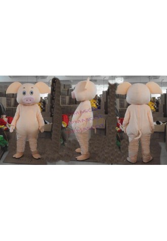 High quality Ultra soft velvet fabric pig Mascot Costumes Unisex cartoon Apparel Cosplay EVA Helmet