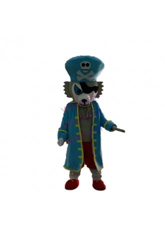 Pirate Wolf Mascot Costume Cartoon Apparel Halloween Birthday party Cosplay Costume Fancy Dress Christmas Cosplay Outfit