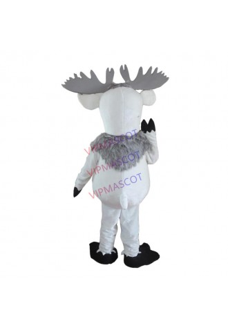 White Deer Costume Cosplay Outfits Adult Size Cartoon Mascot costume For Carnival Festival Commercial Dress