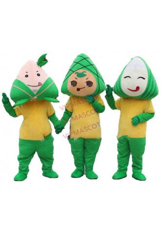 Zongzi Mascot Costume Cosplay Party Game Dress Outfit Clothing Advertising Carnival Halloween Easter Festival Adults Size Outfit
