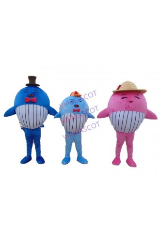 Ocean Whale Mascot Costume Party Mascot Animal Costume Halloween Fancy Dress Christmas Cosplay for Halloween Party Event