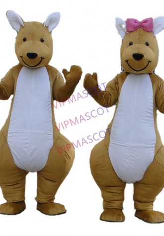 High quality Kangaroo Mascot Costume Custom Made Adult Size Animal Cosplay Mascot for Halloween Carnival Christmas Party events