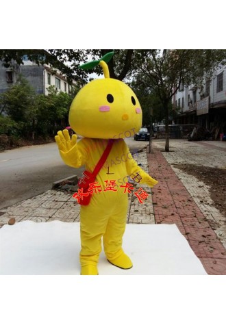 Latest High Quality Custom Orange Mascot Costumes Fruit Theme Cosplay Mascot Costumes for Sale Holiday Special Clothing
