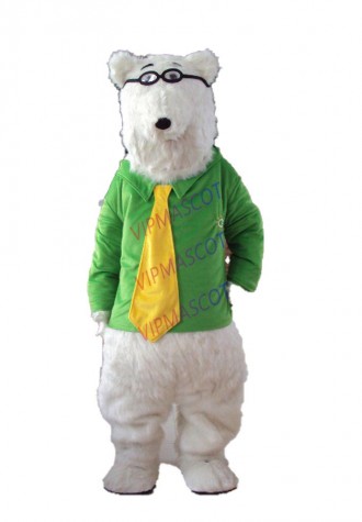 Hot sale Polar Bear Mascot Costume Polar bear Mascot costume Cute Cartoon Character Mascotte Costum Cosplay Outfits Adult Size