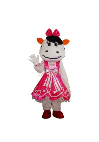 Halloween Cow cartoon Mascot Costume Adult Top Quality alien costume for Carnival Halloween Cosplay Party Advertising Events