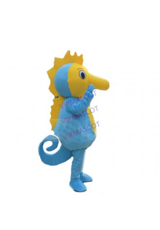 Seahorse Hippocampus Mascot Costume Ocean Animal Cartoom Mascot Costumes Halloween Fancy Dress Christmas Cosplay for Party Event