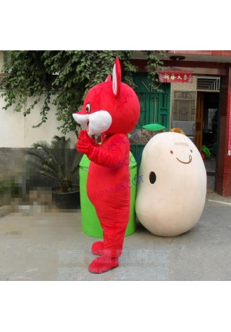 Hot selling Adult cute red mouse mascot fancy dress costumes Halloween party costumes