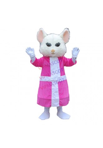 Alice In Wonderland Cosplay Costume Mouse Mascot Costume Halloween Party Dress for Christmas Cosplay