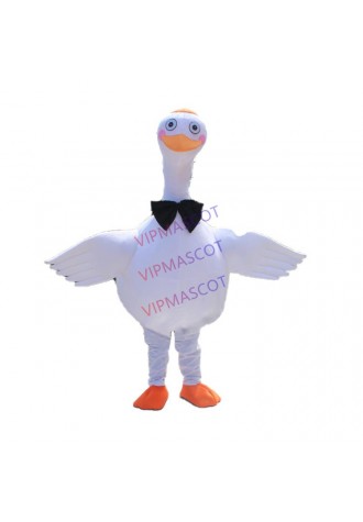 New Easter Goose Mascot Costume White Bird Mascot Costume Adult Character Cosplay Ceremony Suits Halloween Carnival Dress