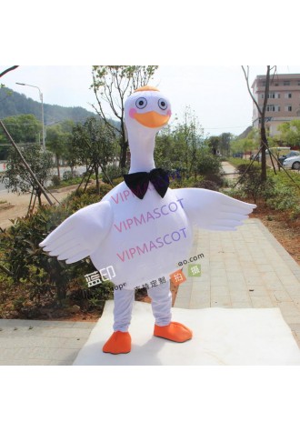 New Easter Goose Mascot Costume White Bird Mascot Costume Adult Character Cosplay Ceremony Suits Halloween Carnival Dress