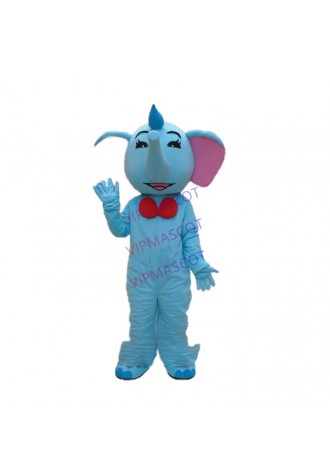 New Style Blue Elephant Mascot Costume Great Professional Quality for Adult Halloween Purim Party Fancy Dress