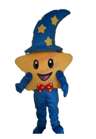 Newest Star Mascot Costume Five Stars Cartoon Character Mascotte Outfit Suit Fancy Dress for Halloween Carnival Party Events