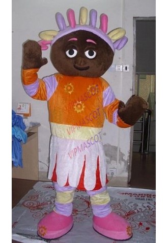Night Garden Mascot Costume fancy dress Upsy Daisy Mascot Halloween party Birthday party Outdoor Cartoon performance