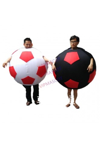 Unisex Football Mascot Costumes for Adult Soccer Mascot Party Halloween Fancy Dress Carnival Purim Foot Ball Cosplay Suits