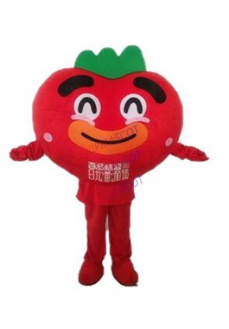Vegetables Theme Anime Cosplay Costumes Red Tomato Cartoon Character Mascot Costume Fruit Cartoon Apparel Cosplay Advertisement