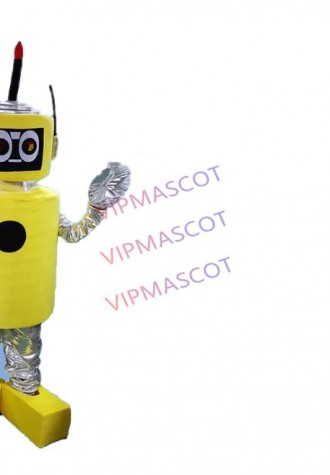 Robot Mascot Costume mechanic Mascotte Costume Character Fancy Dress Suit Cartoon Mascot Chase the costume