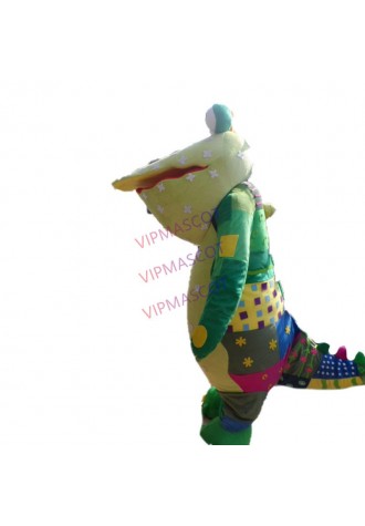 crocodile  mascot funny costume Halloween cartoon costume set