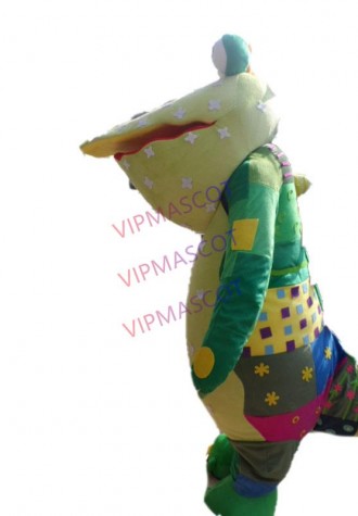 crocodile  mascot funny costume Halloween cartoon costume set