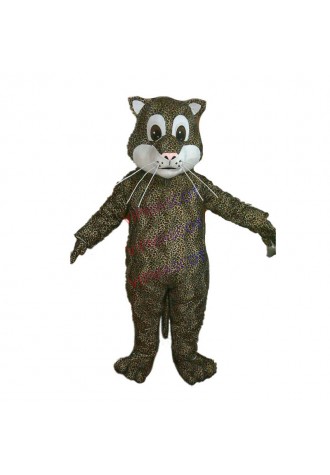 Popular new quality little leopard leopard cat puma mascot costume cartoon character costumes
