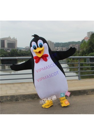 The Penguins of Madagascar Penguin Mascot Costume Cosplay Fancy Dress Adult Size Cartoon Character Mascot Costume for Halloween
