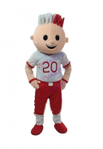 Soccer Boy cartoon Mascot Costume Suits Cosplay Party Game Dress Outfits Clothing Promotion Carnival Halloween Xmas Easter Adult