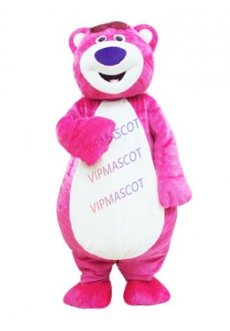 cosplay costumes Pink LOTSO Bear Mascot costume Pink Bear Mascot costume Sales  Free shipping