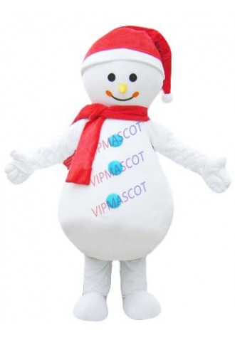 mascot wholesale Christmas Xmas White Snow Man Adult Size Mascot Costume Snow Man Cartoon Character Mascotte