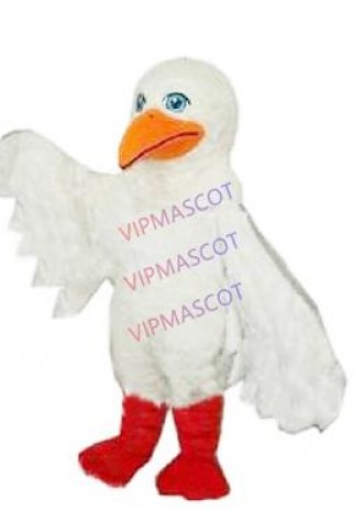 mascot Seagull Mascot Costume Seabird Seafowl Seagull Mascotte Outfit Suit EMS free shipping