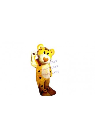mascot Cheetah Leopard Mascot Costume Adult Size Cheetah Mascotte Outfit Suit Fancy Dress EMS FREE SHIPPING