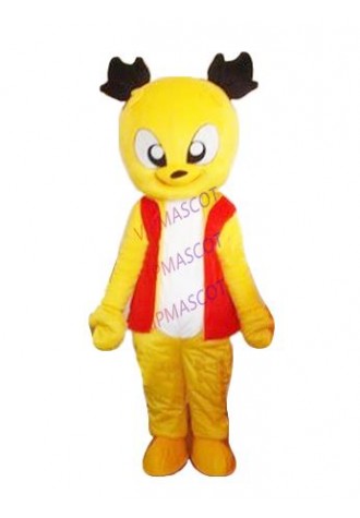 mascot Professional Yellow Cat Mascot Costume Bobcats Cartoon Character Mascotte Outfit Suit EMS FREE SHIP