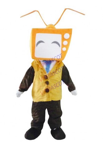 mascot Orange TV Mascot Costume Adult Size Advertising Party Cartoon Character TV Mascotte Outfit Suit