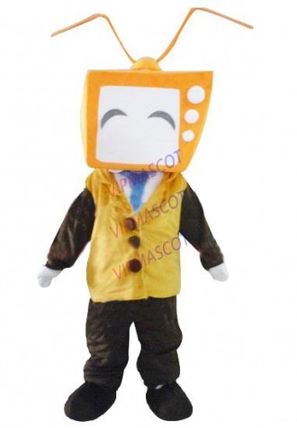 mascot Orange TV Mascot Costume Adult Size Advertising Party Cartoon Character TV Mascotte Outfit Suit