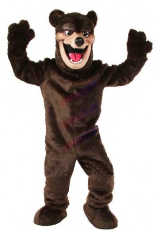 mascot Dark Brown Bear Mascot Costume Adult Size Carnival Party Cosply Fancy Dress Costume Mascotte Mascota Outfit Suit