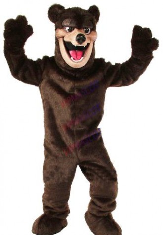 mascot Dark Brown Bear Mascot Costume Adult Size Carnival Party Cosply Fancy Dress Costume Mascotte Mascota Outfit Suit