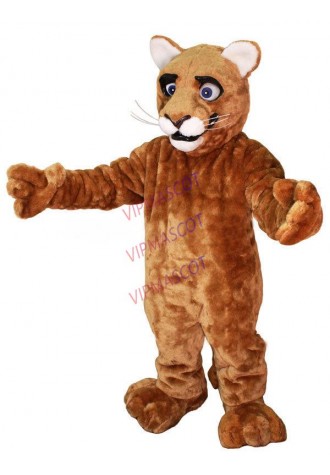 mascot little Leopard Panther Cat Cougar Mascot Costume Adult Size Cartoon Character carnival costume fancy Costume