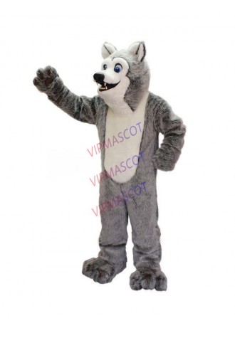 mascot Friendly Husky Mascot Costume Adult Size Cartoon Character carnival costume fancy Costume party