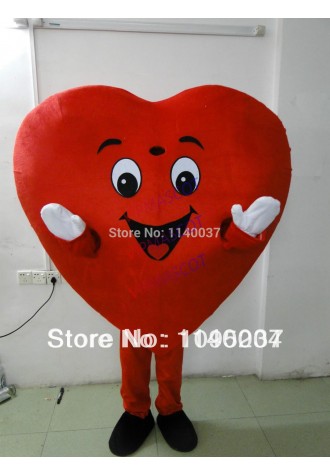 mascot Red Heart mascot costume custom size costume cosplay Cartoon Character carnival costume fancy Costume party
