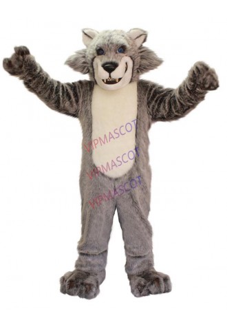 mascot Deluxe Gray Wolf Mascot Costume custom fancy costume anime cosplay kit mascotte theme fancy dress carnival costume