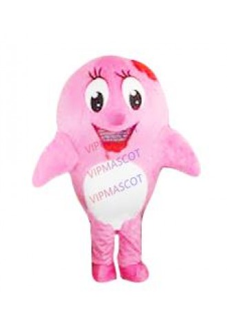 mascot pink shark mascot costume custom fancy dress cosplay kits Cartoon Character carnival costume fancy Costume