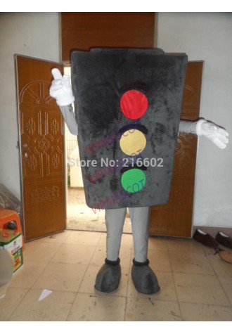 Tcosplay costumes raffic light  mascot costume adult size Traffic light mascot costume free shipping