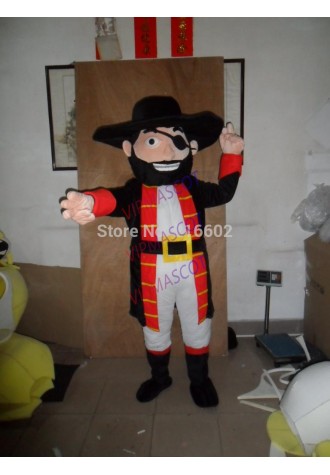 cosplay costumes pirates mascot costume Adult size pirates mascot costume Free shipping