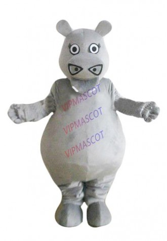 Christmas halloween Hippo Mascot Costume Fancy Cartoon Character Party Dress Free Shipping