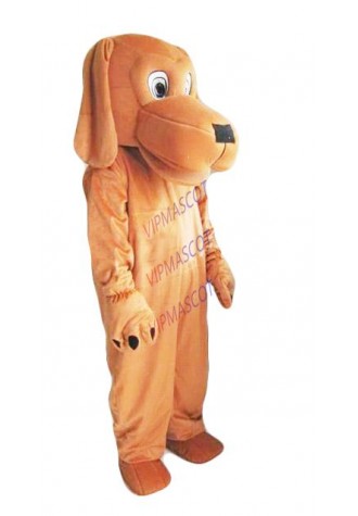Christmas halloween Lovely brown dog Mascot Costume Fancy Cartoon Character Party Dress Free Shipping
